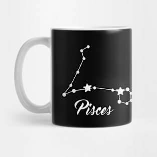 Pisces - White print Mug